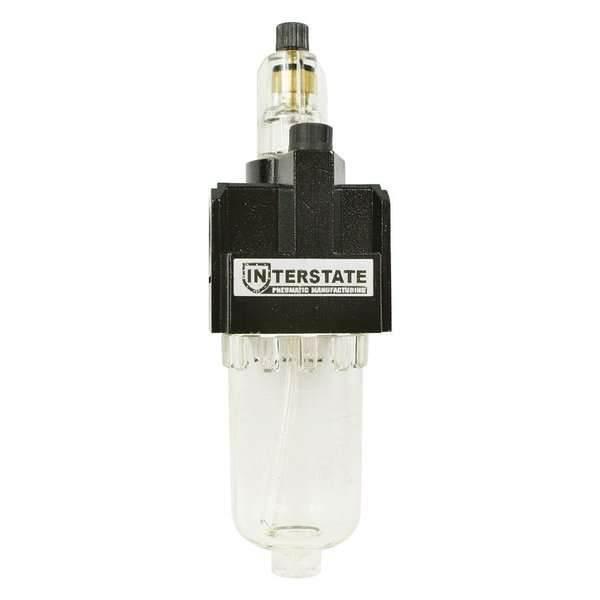 Interstate Pneumatics 1/4 Inch Mini Plastic Bowl Lubricator WR1230